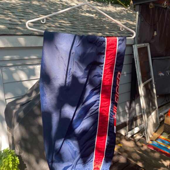 Early 2000's Tommy Hilfiger Pants One Size blue and red - Picture 3 of 3